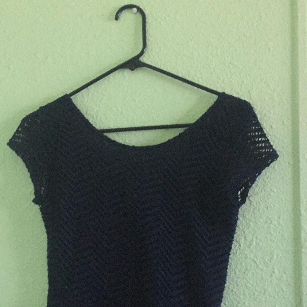deep blue dress